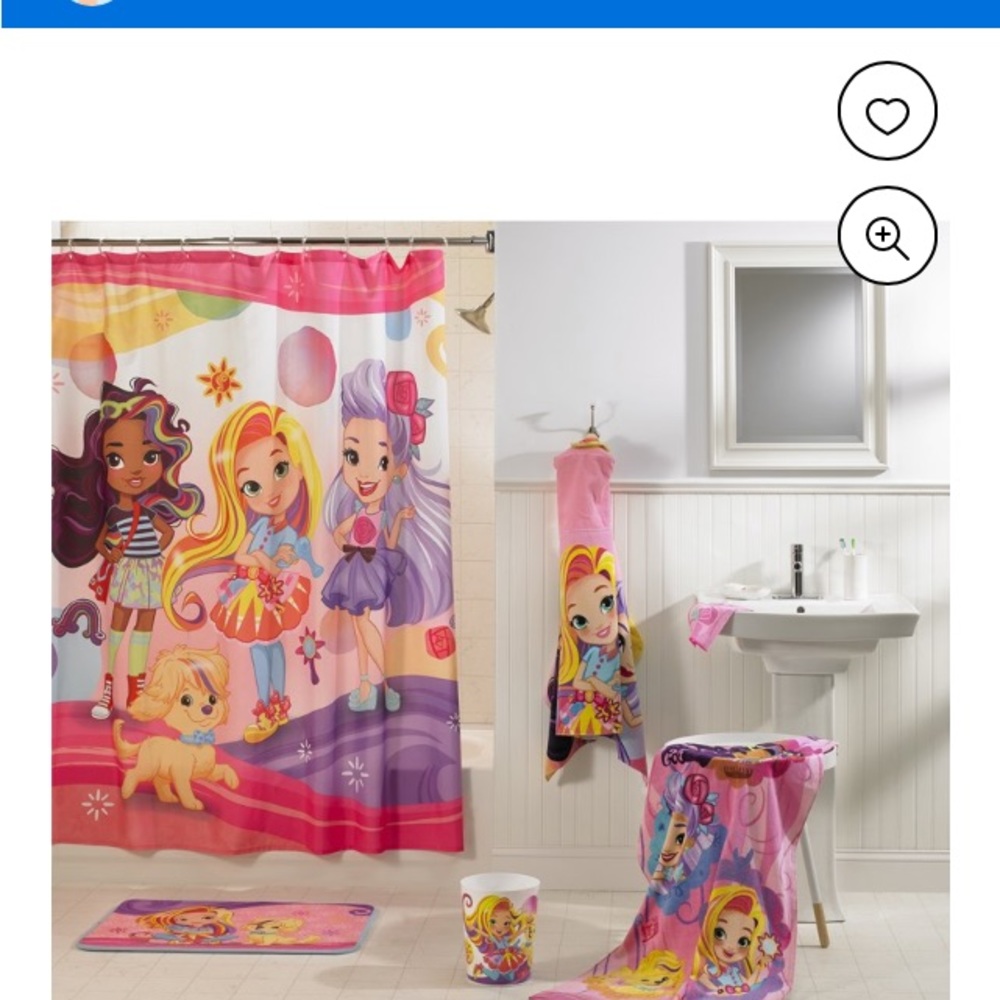 Sunny day, Nick Jr. cloth, shower curtain